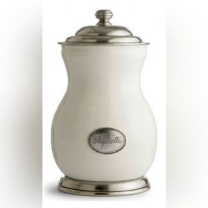 Arte Italica vintage biscotti jar.Tuscan pattern. Very rare.